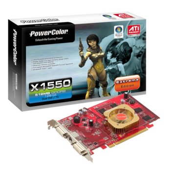 ATi x1550 512MB PowerColor 128bit PCI Express