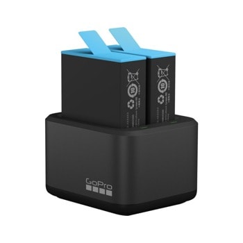 GoPro Dual Battery Charger + Battery за HERO9 Blac