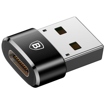 Преходник Baseus CAAOTG-01, от USB A(м) към USB C(ж), черен image