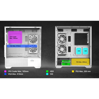 Zalman Chronix V2 White CHRONIX-V2-WHITE
