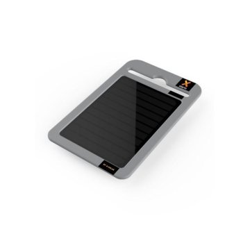 Bъншна батерия/power bank A-solar Yu AM115, 2000 mAh, miniUSB изход, cоларна, сива | JAR Computers A-solar Yu AM115 (2000 mAh)