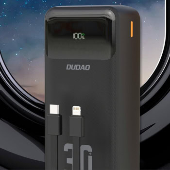 dudao k15max 22.5w 30000mah черен | JAR Computers dudao k15max 22.5w 30000mah черен