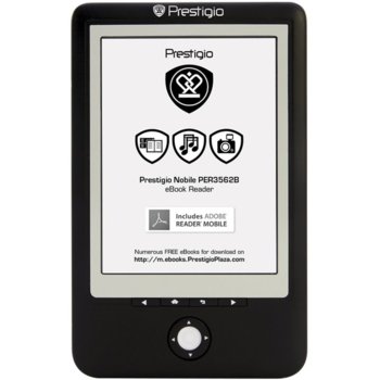 Prestigio MultiReader 3562, 6" (15.24 cm), 2GB Flash памет (+microSD слот) | JAR Computers Prestigio MultiReader 3562