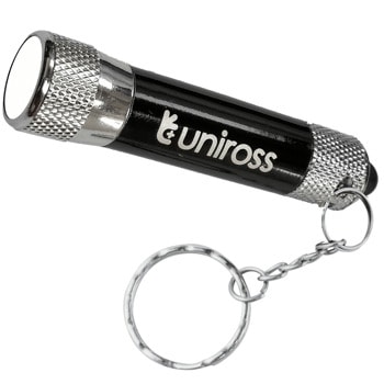 LED фенер Uniross Mini LED Keychain, джобен, захранване 3x LR44, 30 Lumens, удароустойчив, черен image