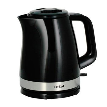 Електрическа кана Tefal Delfini Plus KO150F30, вместимост 1,5л, 2200W, черна | JAR Computers Tefal Delfini Plus KO150F30