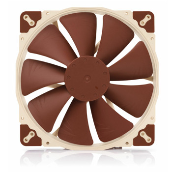 Вентилатор 200mm, Noctua 200x200x30mm, 4-pin, 800 rpm, кафяв | JAR Computers Noctua 200x200x30mm NF-A20-PWM