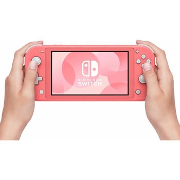 Nintendo Switch Lite Coral + Animal Crossing New H