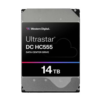 Твърд диск 14TB, Western Digital Ultrastar DC HC555, SAS 6Gb/s, 7200 rpm, 512MB кеш, 3.5" (8.89 cm) | JAR Computers WD Ultrastar DC HC555 3.5inch 14TB SAS