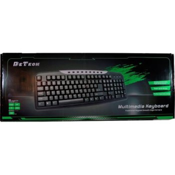 Мултимедийна  DeTech KB303М USB 6034