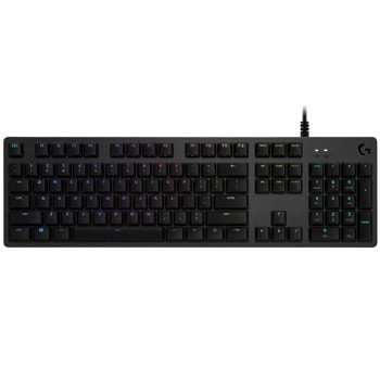 Клавиатура Logitech G512 GX, механична, Romer-G Tactile (Brown) Switch, геймърска, подсветка, черна image