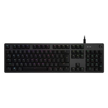 Клавиатура Logitech G512 Carbon, механична, GX Brown Tactile Switch, геймърска, подсветка, черна | JAR Computers Logitech G512 GX Brown (TACTILE)