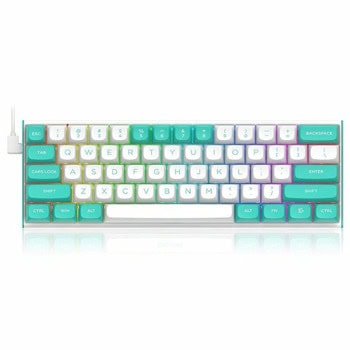 Клавиатура Redragon Fidd RGB (K683WB-RGB), механична, Pink magnetic суичове, гейминг, зелена, USB | JAR Computers Redragon Fidd RGB K683WB-RGB