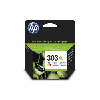 Касета HEWLETT PACKARD HP ENVY Photo 6220/6230/6232/6234/7130/7134/7830, Color - (303XL) - P№ T6N03AE - Заб.: 415 брой копия, 10ml капацитет | JAR Computers HP T6N03AE