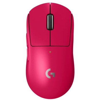 Мишка Logitech G Pro X Superlight 2 Magenta (910-006797), оптична (32000dpi), безжична, USB, червена | JAR Computers Logitech G Pro X Superlight 2 Magenta 910-006797
