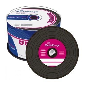 Оптичен носител CD-R, 700MB, MediaRange MR225, 52x, 50бр | JAR Computers MediaRange CD-R 700MB 52x
