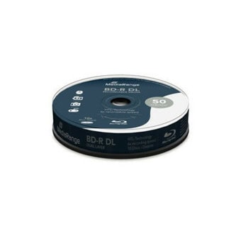 Оптичен носител BD-R, 50Gb, MediaRange MR507, 6x, 10бр. | JAR Computers MediaRange BD-R Dual Layer 50Gb 6X 10 бр.