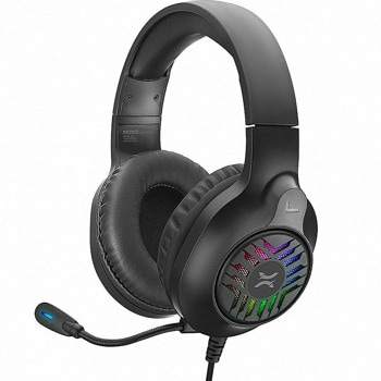 Слушалки Noxo Skyhorn, микрофон, 50mm драйвери, RGB подсветка, USB, AUX, черни | JAR Computers Noxo Skyhorn 1350204