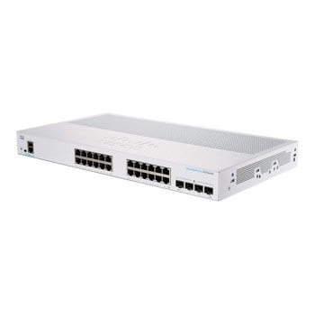 Cisco CBS350 Managed 24-port SFP+, 4x10GE Shared