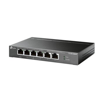 Суич TP-Link TL-SG1006PP, 1000Mbps, 6 порта, 6x 10/100/1000 Mbps (3x PoE+ & 1x PoE++) | JAR Computers TP-Link TL-SG1006PP