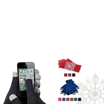 SATZUMA Touch Gloves, черни