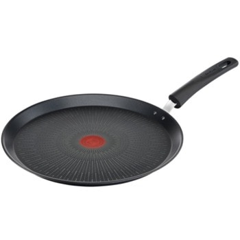 Тиган за палачинки Tefal E2294074, 25 cm диаметър, незалепващо покритие, алуминий, температурен индикатор Thermo-Spot, черен | JAR Computers Tefal G2553872