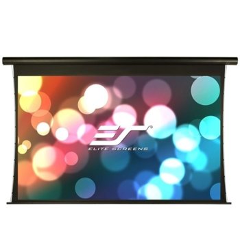 Екран Elite Screens Saker Tension SKT120UHW-E10, за стена, Black, 2657 x 1496 мм, 120" (304.8 cm), 16:9 | JAR Computers Elite Screens SKT120UHW-E10
