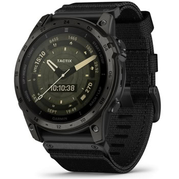 Смарт часовник Garmin tactix 7 AMOLED Edition, 1.4" (3.56cm) AMOLED дисплей, Bluetooth, ANT+, Wi-Fi, GPS, пулсоксиметър, режим за нощно виждане, следене на съня, функции за бягане и плуване, 10ATM, до 31 дни време на работа, черен | JAR Computers Garmin tactix 7 AMOLED Edition 010-02931-01