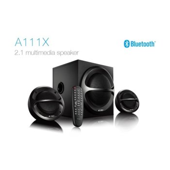 Тонколони Fenda A111X, 2.1, 11W + 26W (13W + 13W + 11W), Bluetooth 4.0, RCA, дистанционно, черни | JAR Computers Fenda 2.1 Multimedia speakers A111X