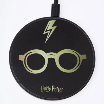 Безжично зарядно WB Interactive Harry Potter, от USB Micro B(ж) към безжично зареждане, 5V/2A, 9V/1.15A, черно | JAR Computers WB Interactive Harry Potter 10W IT8709