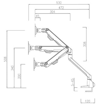 Neomounts FPMA-D750DSILVER2