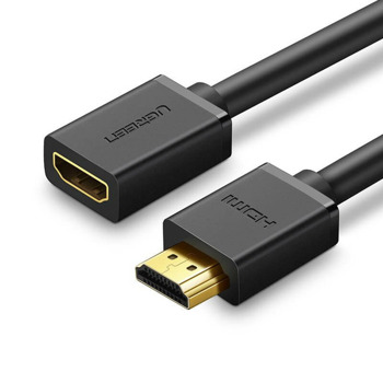 Кабел Ugreen 10142, HDMI(м) към HDMI(ж), 2m, черен, 4К@60Hz | JAR Computers Ugreen 10142