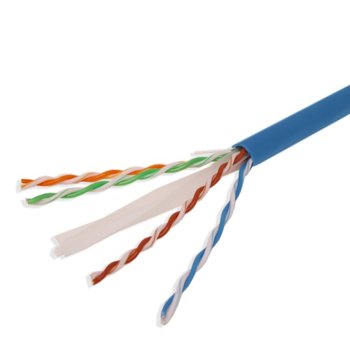 Кабел UTP, Cat 6, Copper-clad aluminium, 305m, син | JAR Computers UTP CAT6 305m - 18409