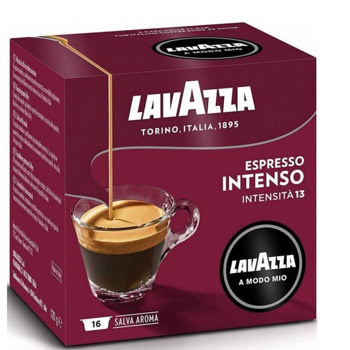 Кафе капсули LAVAZZA A Modo Mio INTENSO, 16 напитки | JAR Computers Кафе капсули Lavazza A Modo Mio INTENSO