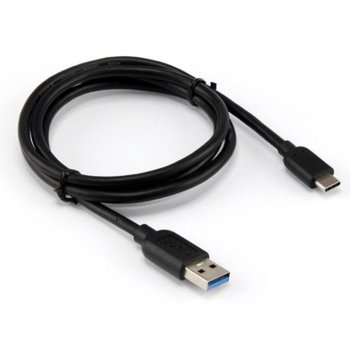 Кабел SBOX USB-20-TYPEC-2, от USB A(м) към USB C(м), 2.0m, черен | JAR Computers SBOX USB-20-TYPEC-2