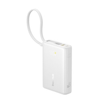 baseus picogo 45w 10000mah бял
