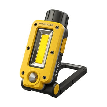 Фенер Nitecore NWL20, 1x 21700 батерия, 600 lumens, IPX5 защита, жълт | JAR Computers Nitecore NWL20
