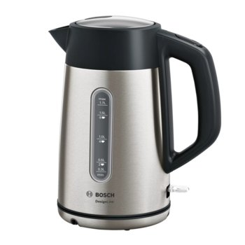 Електрическа кана Bosch TWK4P440, 1.7 л. обем, 2400W, инокс | JAR Computers Bosch TWK4P440