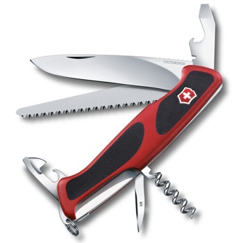 Джобен нож Victorinox Ranger Grip 55, червен | JAR Computers Victorinox Ranger Grip 55 0.9563.C