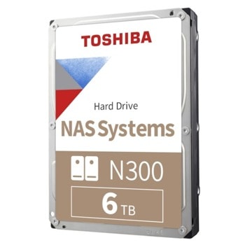 Toshiba N300 NAS - High-Reliability 6TB Bulk