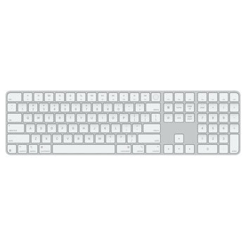 Клавиатура Apple Magic Keyboard (USB-C) 2024, безжична, Wireless, Bluetooth, USB Type-C, Touch ID, International English Layout, бяла | JAR Computers Apple Magic Keyboard with Touch ID USB-C MXK73Z/A