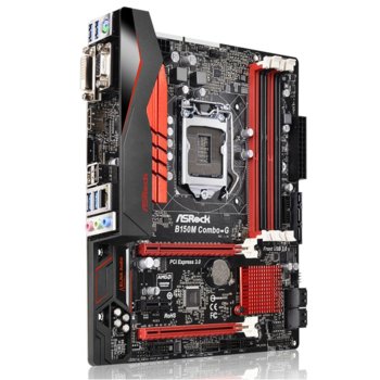 Дънна платка ASRock B150M Combo-G, B150, LGA1151, DDR3/DDR4, PCI-E (HDMI&DVI)(CFX), 6x SATA 6Gb/s, 1x SATA Express, 4x USB 3.0, micro ATX | JAR Computers ASRock B150M Combo-G