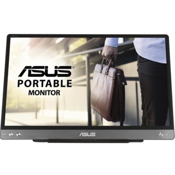 Монитор Asus ZenScreen MB14AC, 14" (35.56 cm) IPS панел, Full HD, 5ms, 250cd/m2, USB Type-C | JAR Computers Asus ZenScreen MB14AC