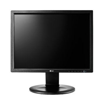 Монитор 19" (48.26 cm) LG 19MB35D, LED AG, IPS 4:3, 5ms GTG, 1000:1, 5000000:1 DFC, 250cd/m2, D-Sub, DVI, черен, 3г. | JAR Computers 19" LG 19MB35D