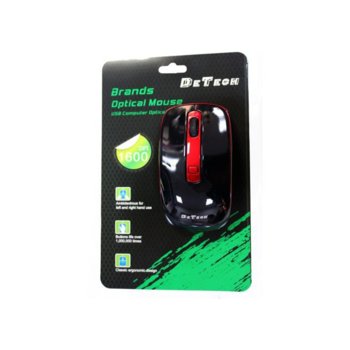 4D Wireless Optical Mouse DeTech 906