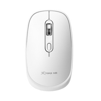 Мишка Xtrike ME GW-119WH, оптична (1600 dpi), безжична, Bluetooth, USB, бяла | JAR Computers Xtrike ME GW-119WH