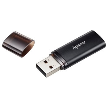 Памет 64GB USB Flash Drive, Apacer AH25B, USB 3.2 Gen 1, черна | JAR Computers Apacer AP64GAH25BB-1