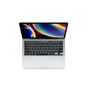 Лаптоп Apple MacBook Pro 13 Touch Bar (2020) (сребрист), четириядрен Intel Core i5 1.4/3.9GHz, 13.3" (33.78) cm IPS Retina дисплей, (Thunderbolt), 8GB DDR4, 256GB SSD, 4x Thunderbolt 3, macOS Catalina | JAR Computers Apple MacBook Pro 13 Touch Bar (2020)