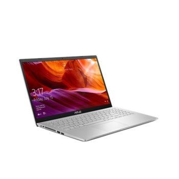 Лаптоп Asus X509JB-WB501 (сребрист), четириядрен Ice Lake Intel Core i5-1035G1 1.0/3.6 GHz, 15.6" (39.62 cm) Full HD Display & GF MX110 2GB, (HDMI), 8GB DDR4, 256GB SSD, 1x USB 3.1 Type-C, No OS | JAR Computers Asus X509JB-WB501