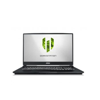 Лаптоп MSI WE75 9TK, шестядрен Coffee Lake Intel Core i7-9750H 2.6/4.5 GHz, 17.3" (43.94 cm) Full HD IPS Display & Quadro RTX3000 6GB, (mDP), 32GB DDR4, 1TB HDD & 512GB SSD, 1x USB 3.1 Type-C, Windows 10 Pro, 2.6 kg | JAR Computers MSI WE75 9TK