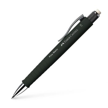 Автоматичен молив Faber-Castell Poly Matic, дебелина на линията 0.7 mm, черен | JAR Computers молив Faber-Castell Poly Matic черен